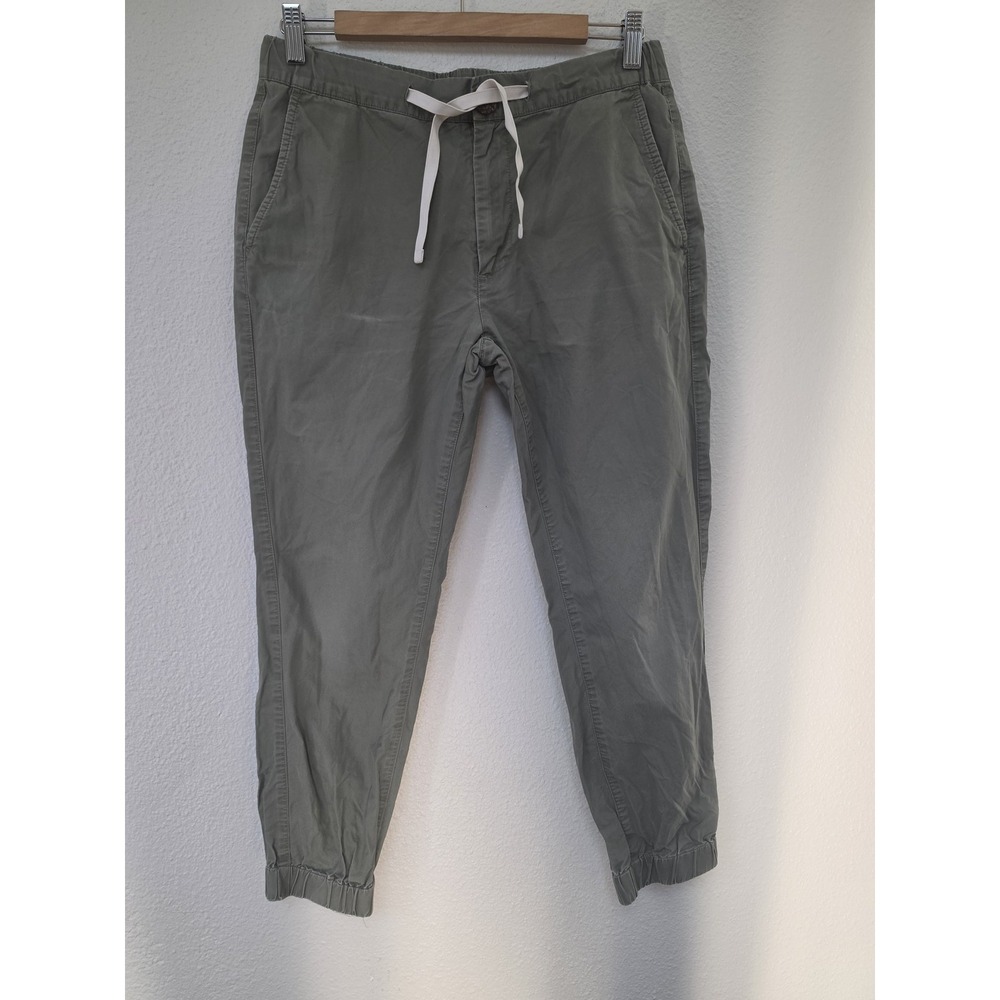 Bonobos Cotton Jogger Pants Men S Olive Green Casual Athleisure Sweatpants